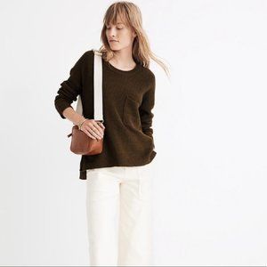 NWT Madewell Thompson Pocket Pullover Sweater